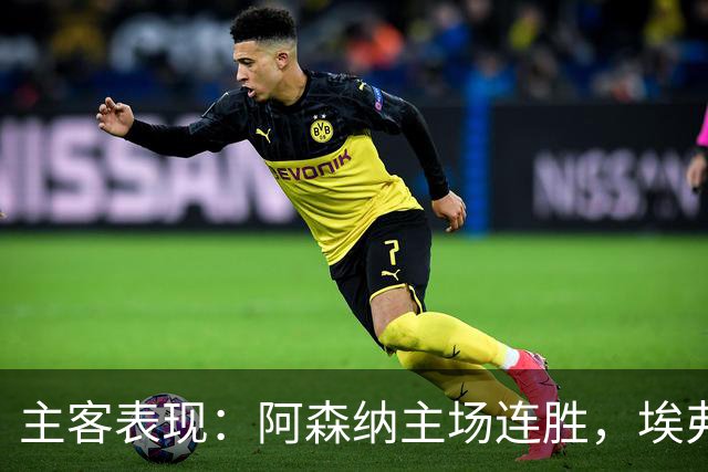 主客表现：阿森纳主场连胜，埃弗顿客场不败